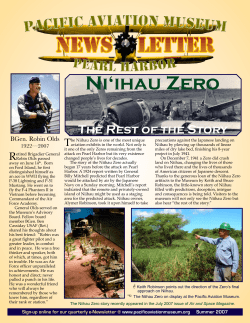 NEWS LETTER - Pacific Aviation Museum