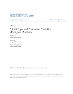 A Joint Topic and Perspective Model for Ideological