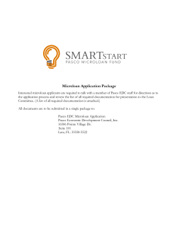 Microloan Application