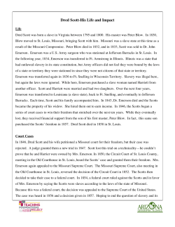 Dred Scott-His Life and Impact