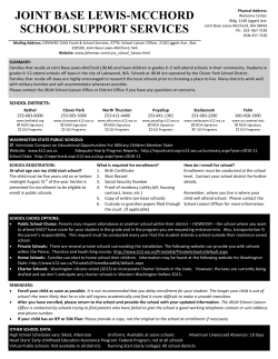 joint base lewis-mcchord school support services