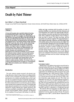 Case Report Death by Paint Thinner