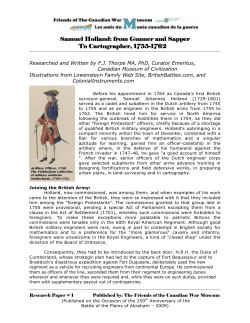 RP 1 _Rev_Samuel Holland - Friends of the Canadian War Museum