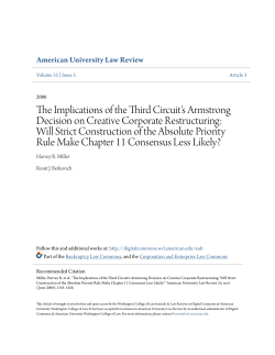 The Implications of the Third Circuit`s Armstrong Decision on