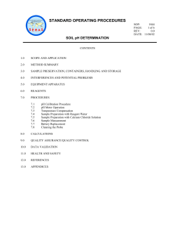 SOIL pH DETERMINATION - CLU-IN