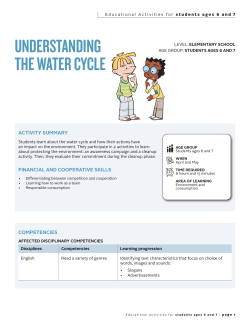 understanding the water cycle