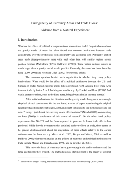 Endogeneity of Currency Areas and Trade Blocs