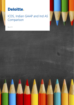 ICDS, Indian GAAP and Ind AS Comparison