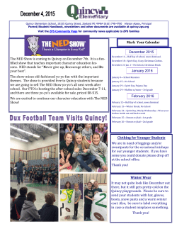 Mark Your Calendar December 2015 Clothing for Younger Students