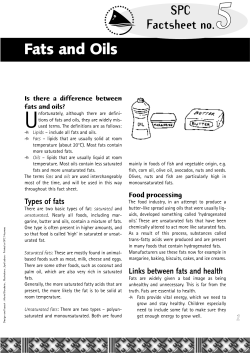 5 FATS AND OILS - Pacific Community