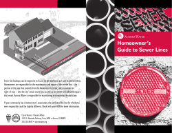 Homeowner`s Guide to Sewer Lines
