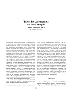"Brain Fingerprinting:" A Critical Analysis