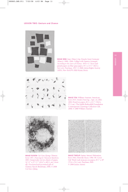 Gesture and Chance IMAGE NINE
