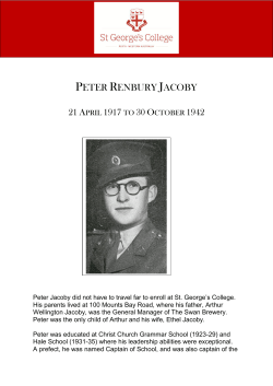 Jacoby - St George`s College