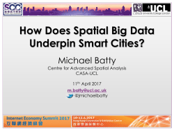 How Does Spatial Big Data Underpin Smart Cities?