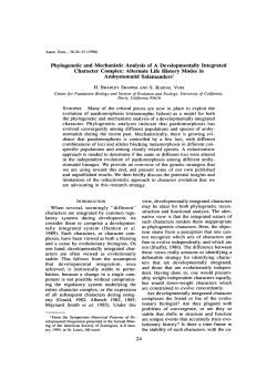 Phylogenetic and Mechanistic Analysis of A