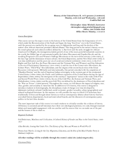 Mitchell 512 202 05 History of the U.S. II