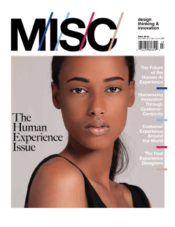 The Human Experience Issue