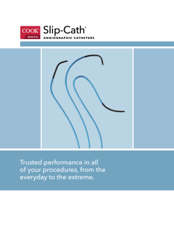 Slip-Cath - Cook Medical