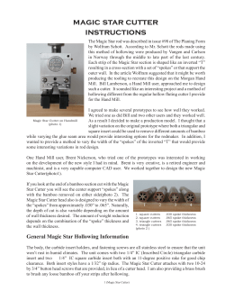 magic star cutter instructions