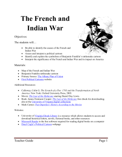 The French and Indian War - Roadmap to Last Best Hope