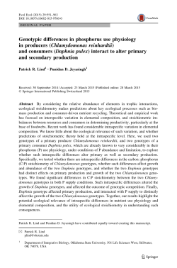 Genotypic differences in phosphorus use physiology in producers