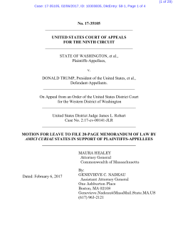 Amicus Brief - Oregon Department of Justice