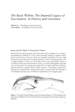 The Beast Within: The Imperial Legacy of Vaccination in History and