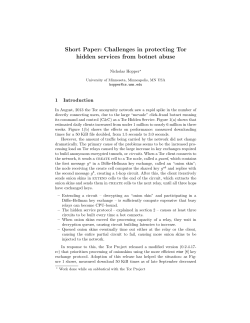 Short Paper - The Free Haven Project