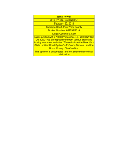 Jamal v Weil - US Case Law