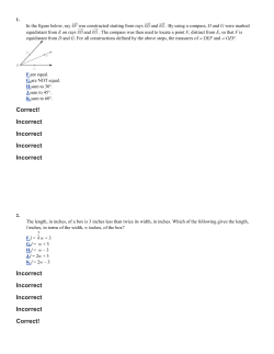 ACT Geometry Practice