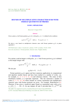 bounds of multiplicative character sums with fermat quotients of primes