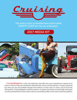 2017 MEDIA KIT - Cruising Magazine