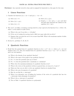 Exam 2 Review