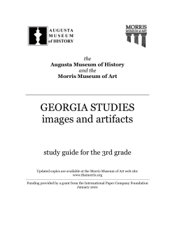 GEORGIA STUDIES images and artifacts