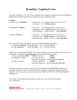 BromMax Cost Comparisons vs. Competitors