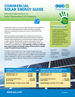 commercial solar energy guide - Orlando Utilities Commission