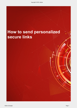 How to send personalized secure links