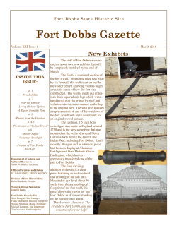 Fort Dobbs Gazette - NC Historic Sites