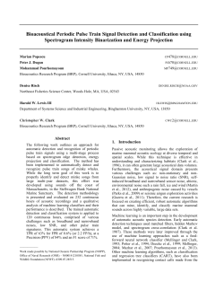 Bioacoustical Periodic Pulse Train Signal Detection and