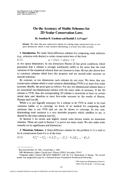 On the Accuracy of Stable Schemes for 2D Scalar Conservation Laws