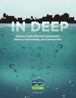 In Deep: Helping Sandy-Affected Communities Address