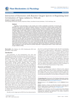 Interaction of Hormones with Reactive Oxygen Species in