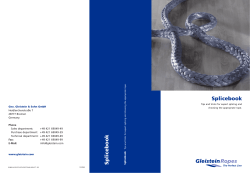 Splicebook - Gleistein