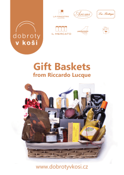 Gift Baskets from Riccardo Lucque