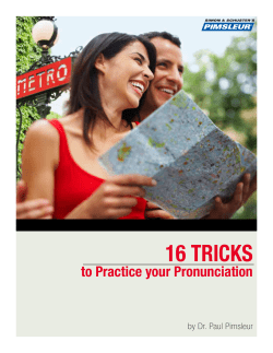 16 tricks - Pimsleur