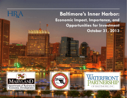 Economic Impact Study - Waterfront Partnership