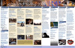Spring 2009 - Rice University Department of Visual and Dramatic Arts