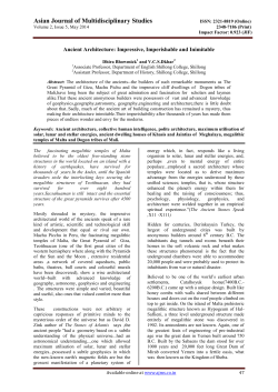 Asian Journal of Multidisciplinary Studies