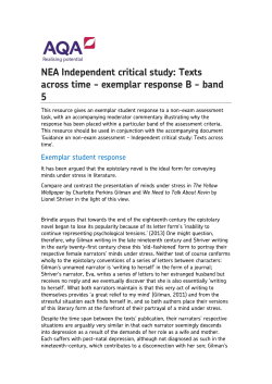 NEA exemplar student response B